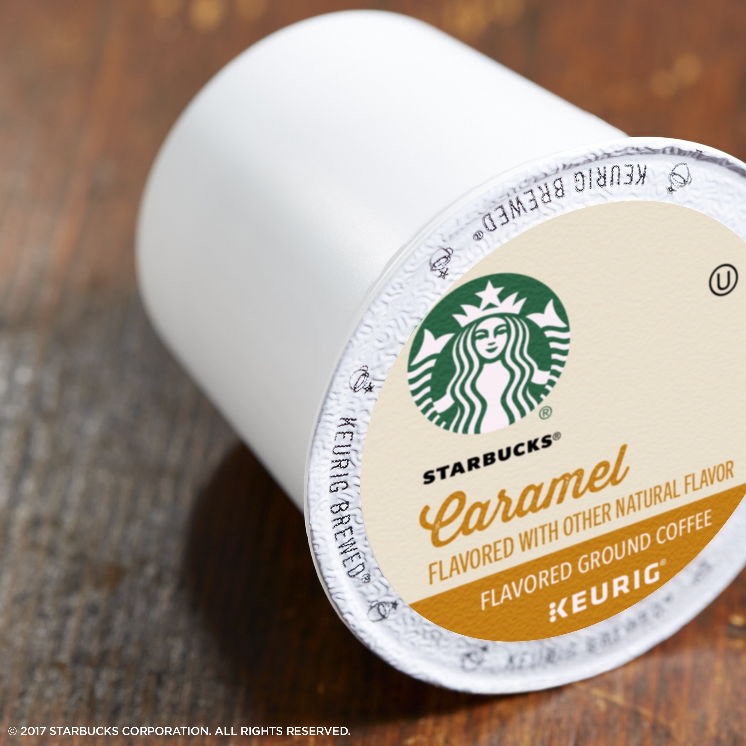 Amazon.com: Starbucks Caramel Flavored Medium Roast Single Cup Coffee for  Keurig Brewers, 4 Boxes of 24 (96 Total K-Cup Pods) : Grocery & Gourmet Food