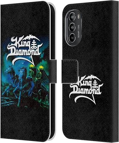 Head Case Designs Officially Licensed King Diamond Abigail Album Poster Leather Book Wallet Case Cover Compatible with Motorola Moto G82 5G