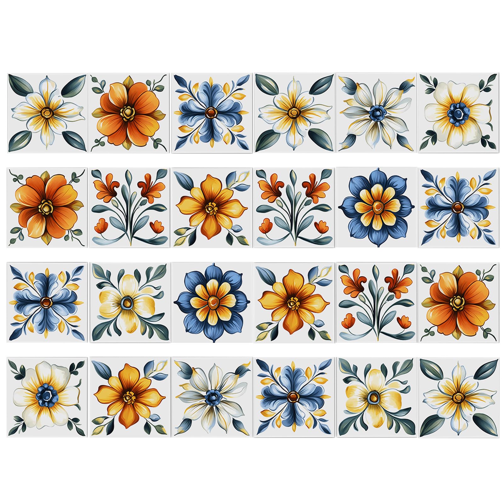 Stickers pour carrelage de cuisine blanc autocollants pour papier peint salle de bain 15x15
