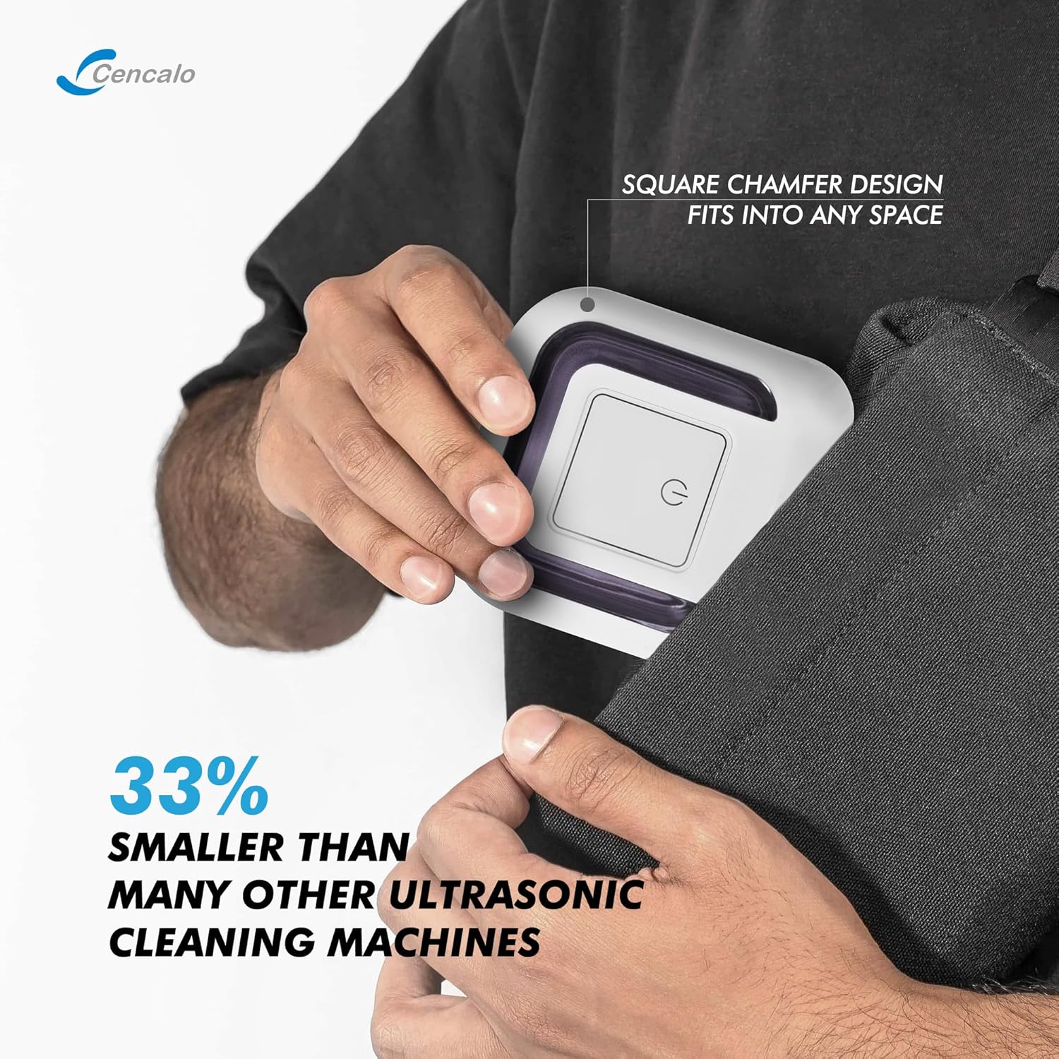 FSA HSA Eligible | 2-in-1 Ultrasonic & U-V Dental Cleaner, 42kHz Deep Cleaning Machine with Digital Timer, 180ml Pod for Retainers, Aligners, Mouth Guards | Viewing Port