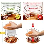 Outdoor Bird Feeder, Retractable Bird Feeder Hanging, Metal Hanger, Rainproof & Leak-Proof, Terracotta, Pack of 2