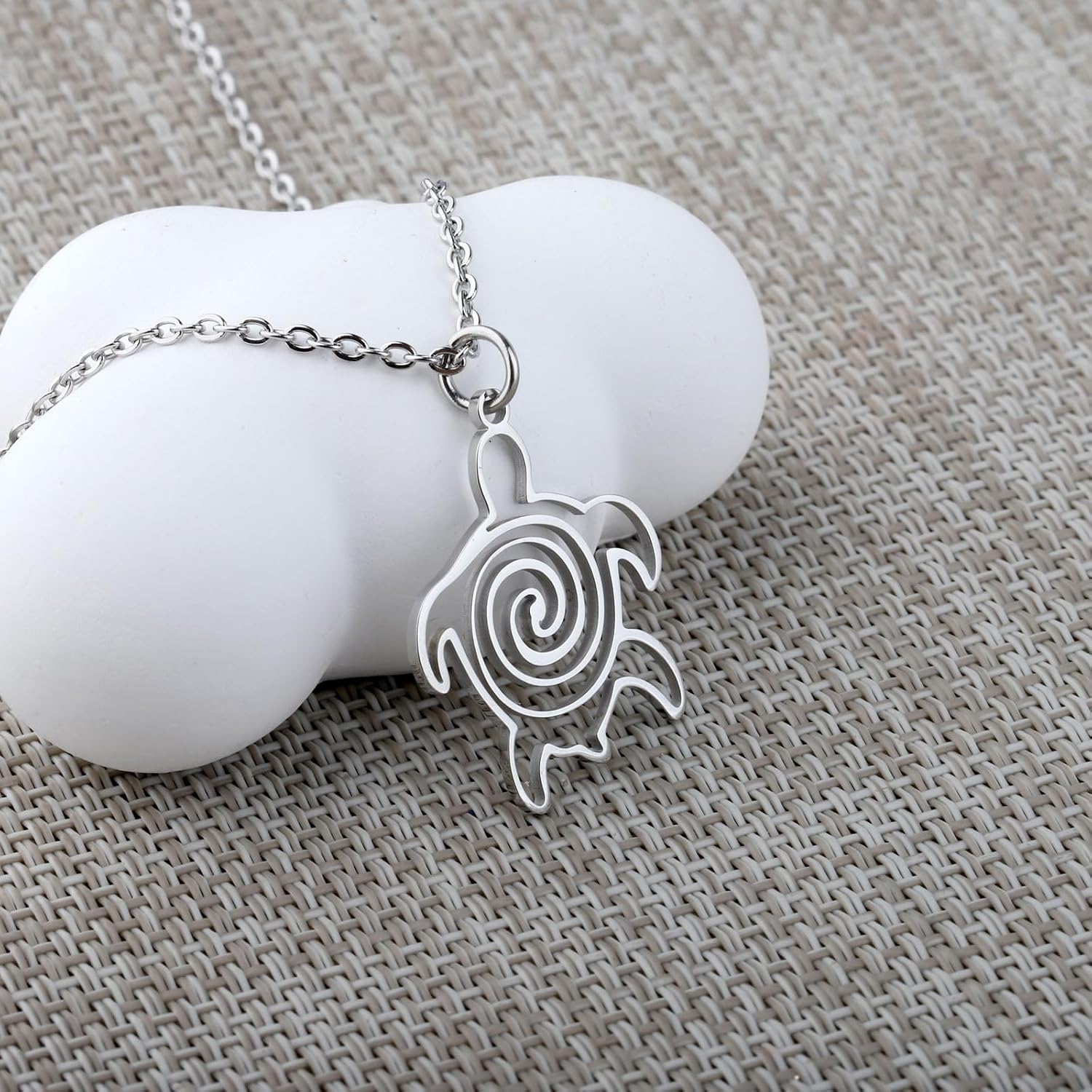 CENWA Stainless Steel Turtle Necklace Tortuga Taino Jewelry Taino Jewelry