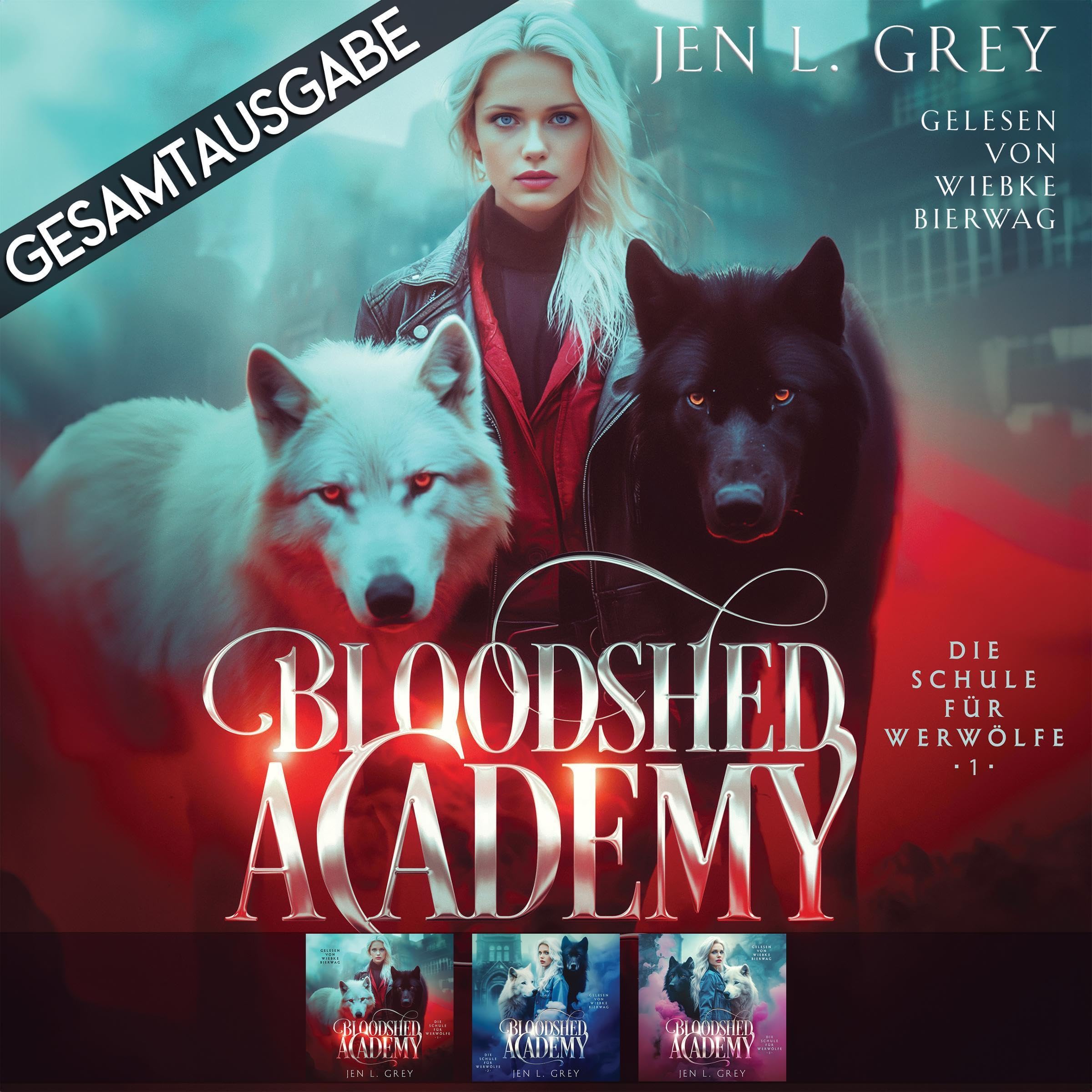 Cover art for Bloodshed Academy: Die Schule für Werwölfe - Gesamtausgabe