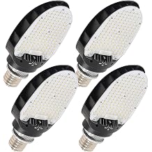 OSTEK LED Retrofit Bulb 75W/95W/115W Wattage Selectable, 180 Adjustable E39 Mogul Base Paddle Lamp, 135LM/W 5000K Daylight, Replaces 250W500W MH/HID, LED Shoebox Parking Lot Light Retrofit 4pack