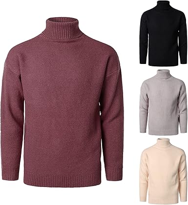 green suit with turtleneck