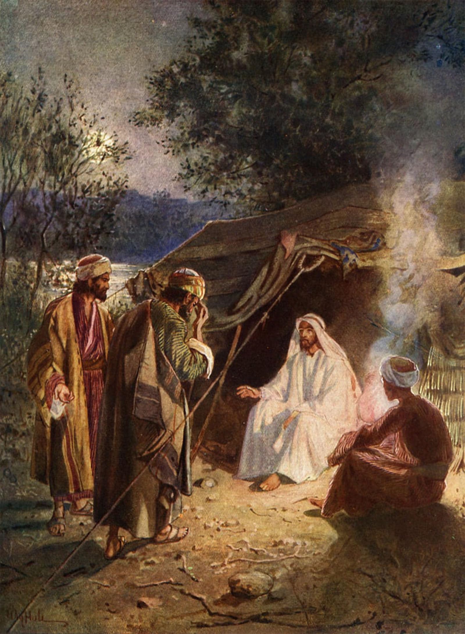 POSTERIIk Famous Animal Posters Vintage Picture Jesus First Disciples Bible by William Brassey Hole Modern Wall Decor for Home Decor 60x90cm
