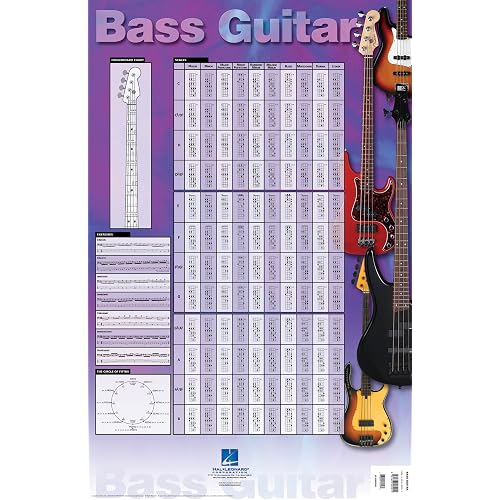 Bass Guitar Poster: 23 inch. x 35 inch. Poster