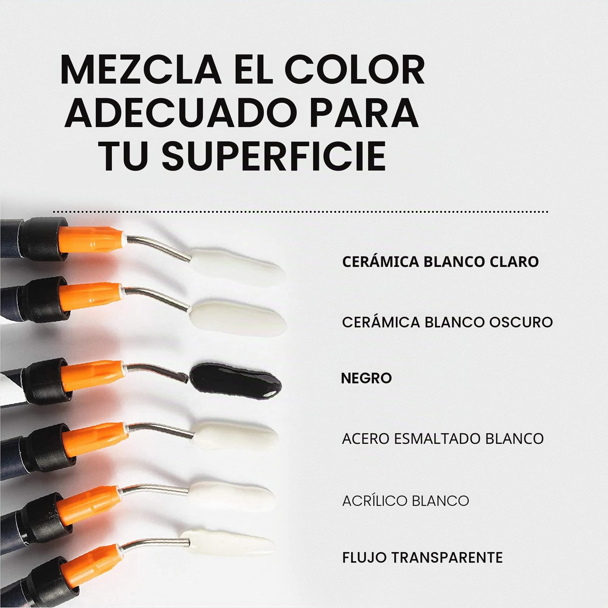 White Surface Repair Kit - Fix Chips & Defects in Minutes | Restore Tiles Bathroom Fixtures and Countertops With Ease | For Porcelain Fiberglass Corian Acrylic Ceramic and Enameled Surfaces