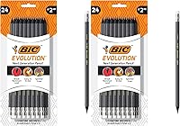 Vista 8 de BIC - lápiz Evolution del núm. 2, cuerpo gris, 48