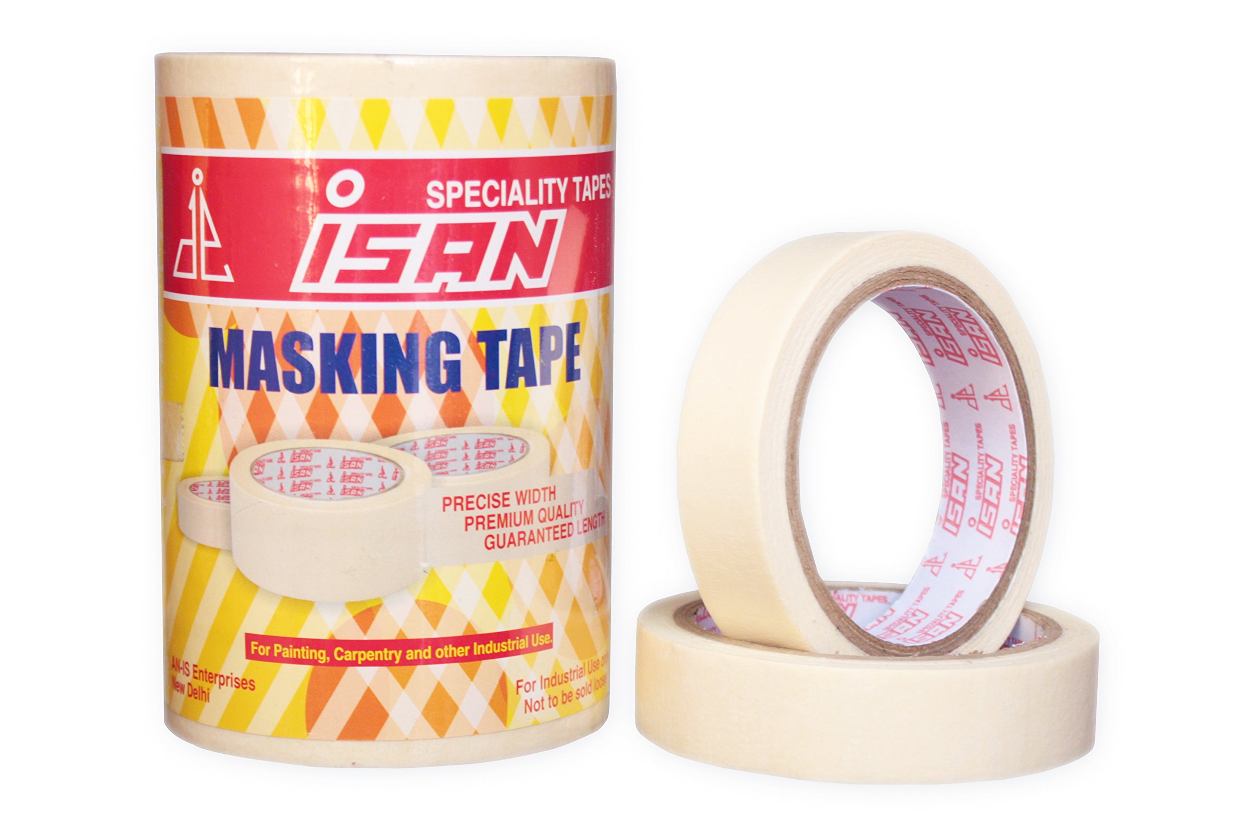ISAN® Masking Tape/Paper tape 24mm (1" Approx) Width X 30Mtr Length (36 Pcs.) (B0BVW94441) Amazon Price History, Amazon Price Tracker