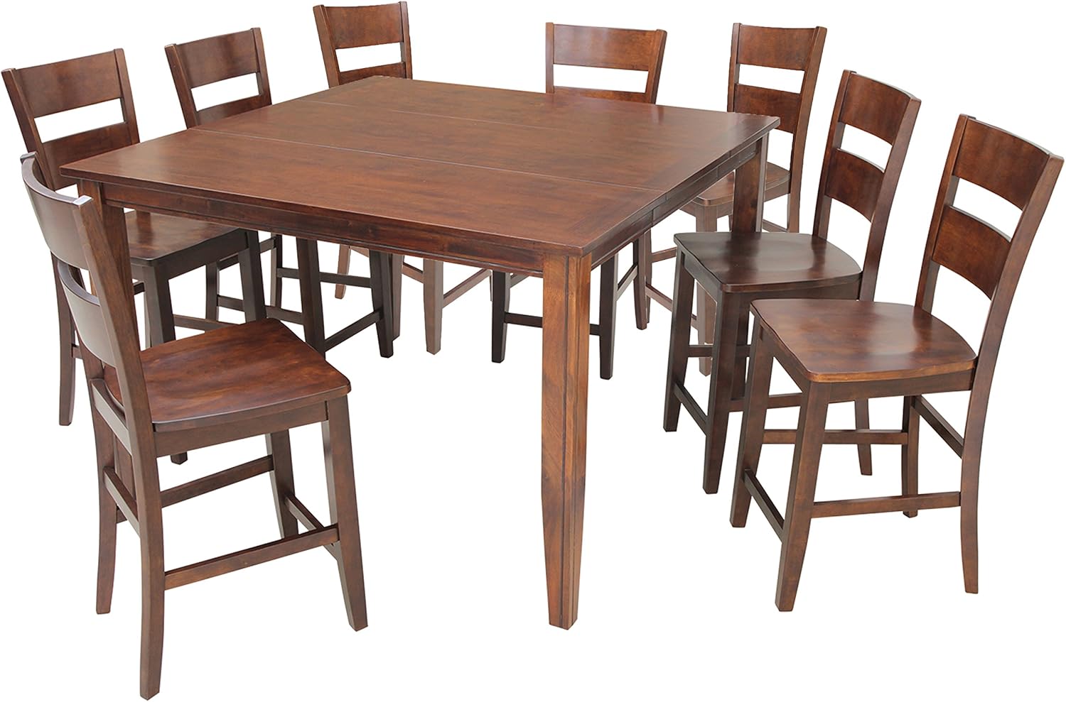 TTP Furnish "Blairmore" Solid Wood Counter Height Modern