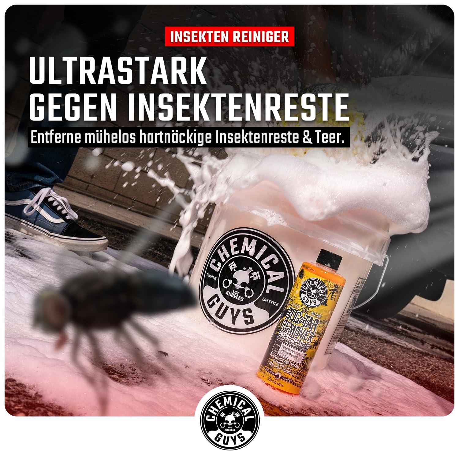 Chemical Guys Bug & Tar Heavy Duty Car Wash Shampoo (473ml)