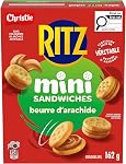 Ritz Bits Sandwich Crackers, Peanut Butter, 162 g