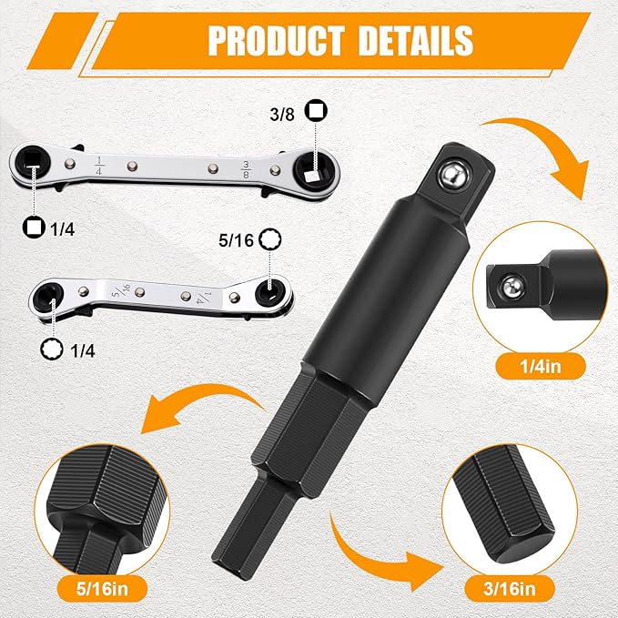Kit Herramientas Removedor Instalador Núcleo Válvula Hicarer 43 Pcs miniatura 4