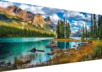 YALKIN Square 5D Diamond Painting Kits for Adults, Large Diamond Art Kits Full Drill Diamond Painting Kit for Adult Beginners, DIY Crystal Picture Art for Home Wall Decor 40x70CM/15.8x27.6in