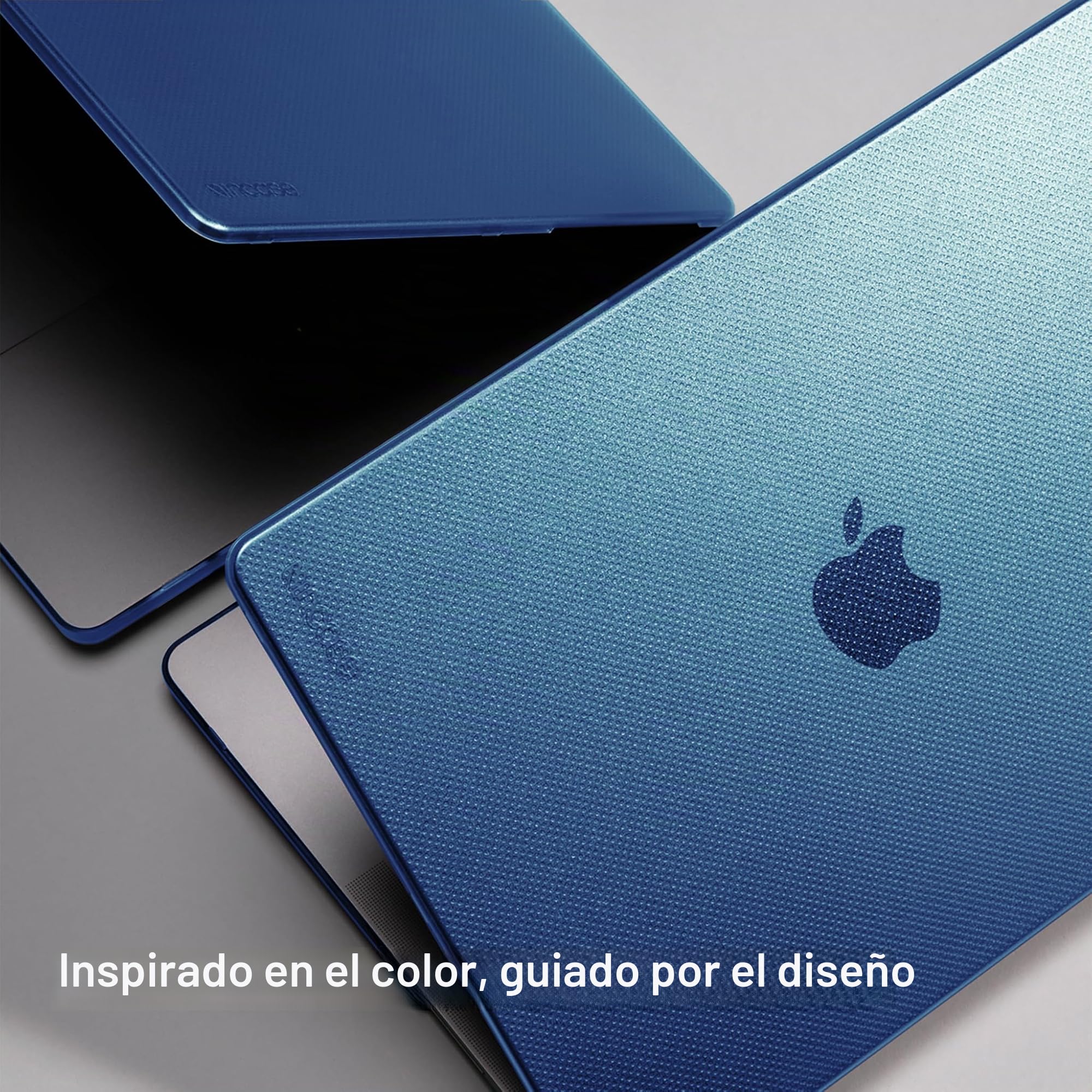 Incase Dots Hardshell with Makrolon® - Carcasa rígida protectora para MacBook Air 13" 2022, 2021, 2020, 2019, 2018 M1 - Resistente a los arañazos y ligera - Cobalto