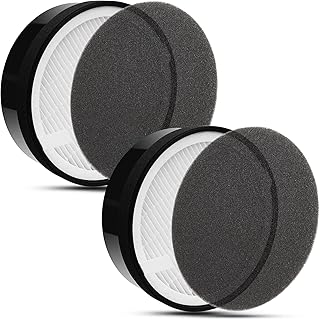 2 Pack LV-H132 Air Purifier Replacement Filter Compatible with LEVOIT LV-H132-RF Air Purifier H13 True HEPA Air Filter Replacement 3-In-1 Filtration System Compatible With LEVOIT LV-H132 Air Purifier