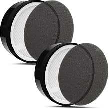 Lazyshine 2 Pack LV-H132 Replacement Filter Compatible with LEVOIT LV-H132-RF Air Purifier H132 True HEPA Filter Replacement 3-in-1 Filtration System Compatible with LEVOIT LV-H132