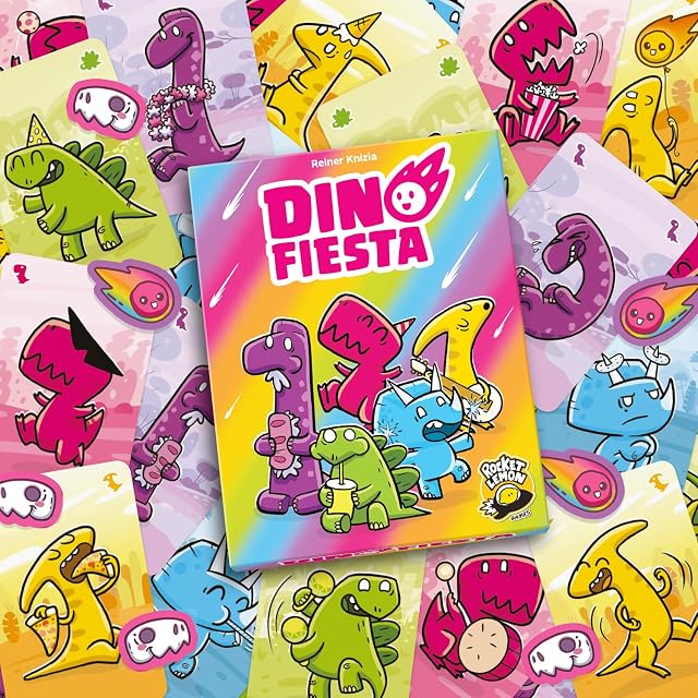 Foto 4 de 4 de Rocket Lemon Dino Fiesta - Juego de Cartas - Juego de Mesa - Dinosaurios