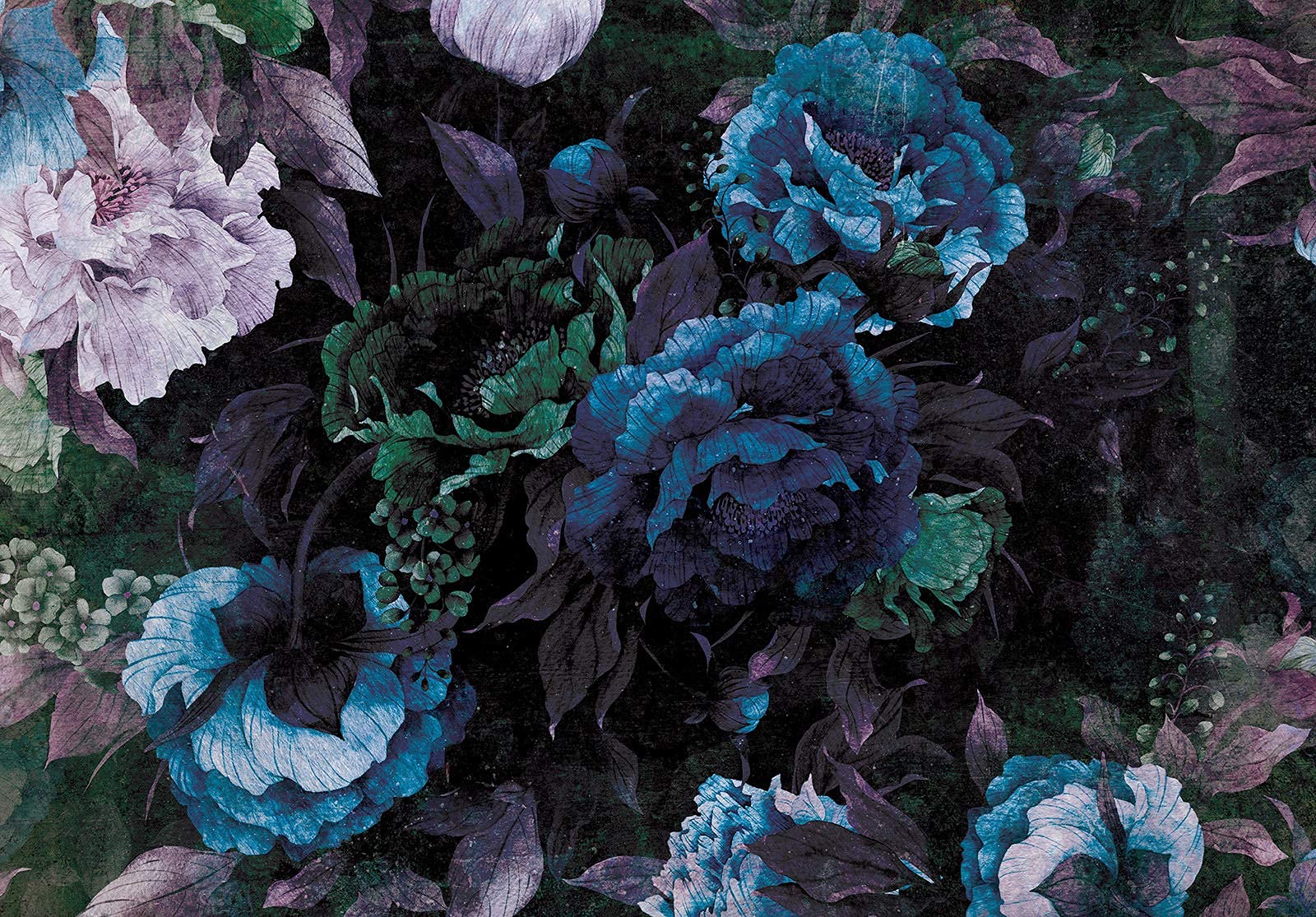 WallArena Vlies Fototapete, Blumen, 254x184cm | Fototapeten - Tapeten - für Wohnzimmer Schlafzimmer - Vliestapete Wandtapete Tapete 3D Effekt- inkl. Kleister
