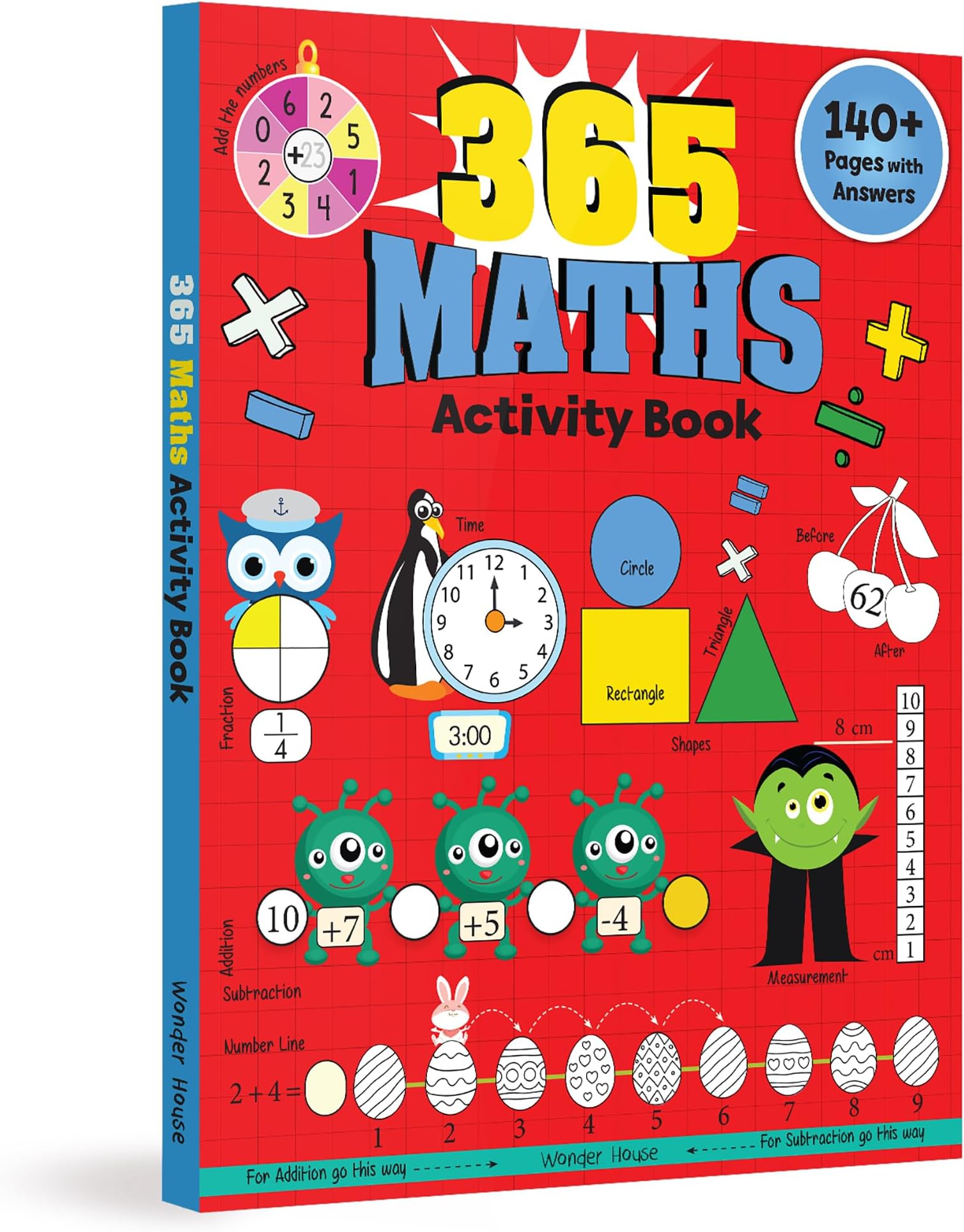 365 Maths Activity Book For Kids: Age 5+