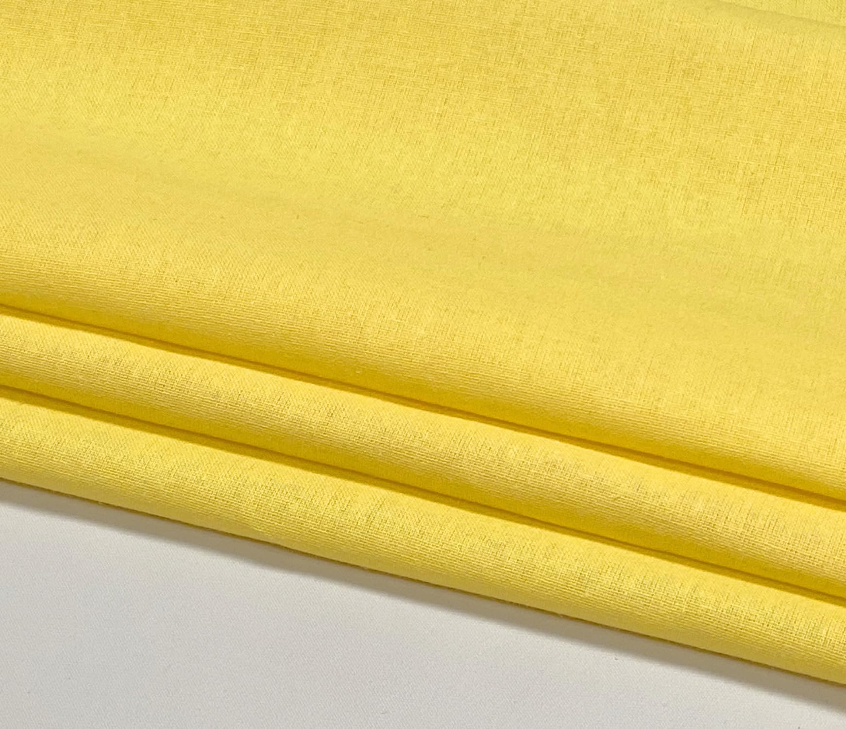 A-Express Plain Cotton Fabric, 60 Inches 150cm Extra Wide Per Metre, 150 GSM Viscose Material, for Clothing Quilting - Image 2