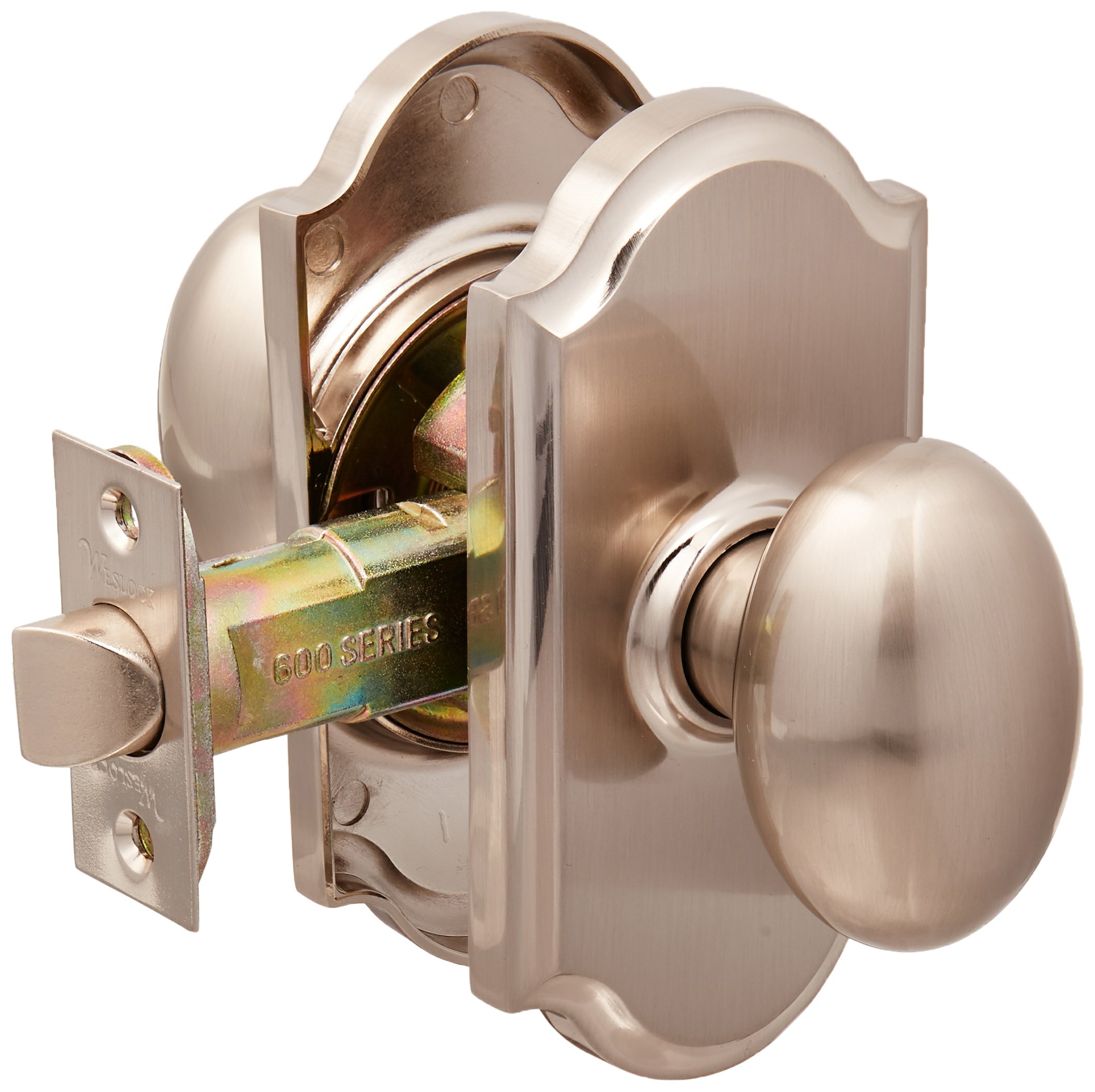 Weslock 01700JNJNSL20 Julienne Knob, Satin Nickel - Doorknobs
