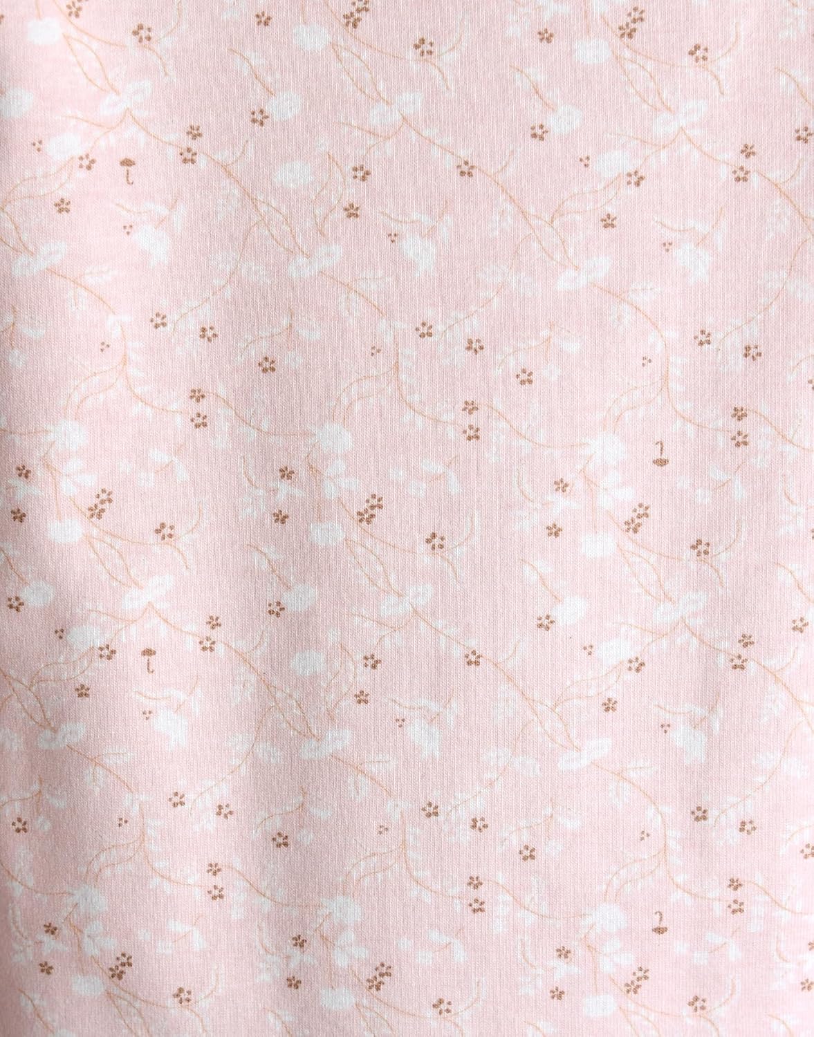 moimoln 6M-8Y Baby & Toddler Girl Floral Pajamas Soft Modal Cotton Breathable Snug-Fit Long Sleeve Sleepwear Set - Image 6