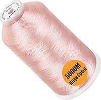 Vista 89 de New brothread - Bobina única de 5000 m de hilo de poliéster para máquina de bordar 40WT para máquinas comerciales y domésticas - Marigold