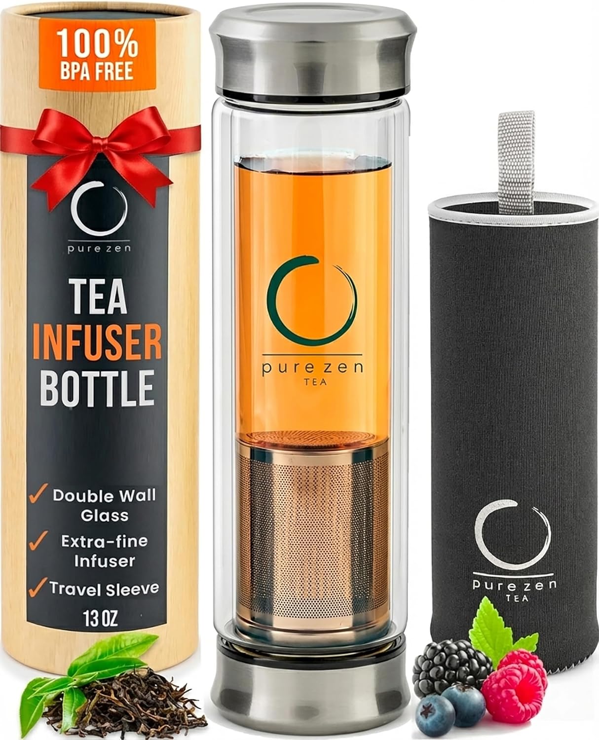 Pure Zen Tea Tumbler with Infuser