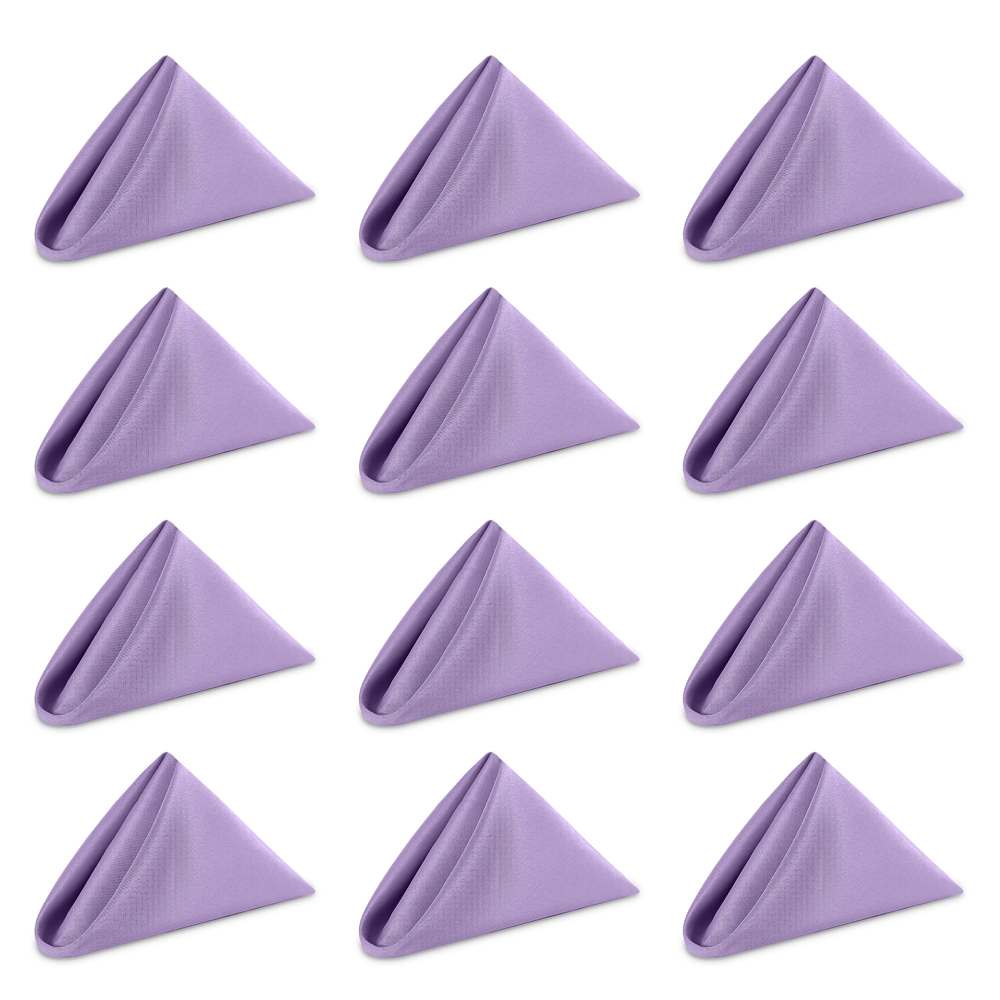 WedDecor Reusable 50cm x 50cm Fabric Dinner Napkins – Polyester Table Napkins with Hemmed Edges, Easy-Care, Washable for Weddings, Banquets, Parties & Home Use — image 1