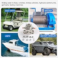 Vista 5 de Max 300A 12 voltios Relé solenoide de servicio 4 terminales para carros de golf Torno de servicio pesado marino en Rush SPST 12VDC 12V Relé