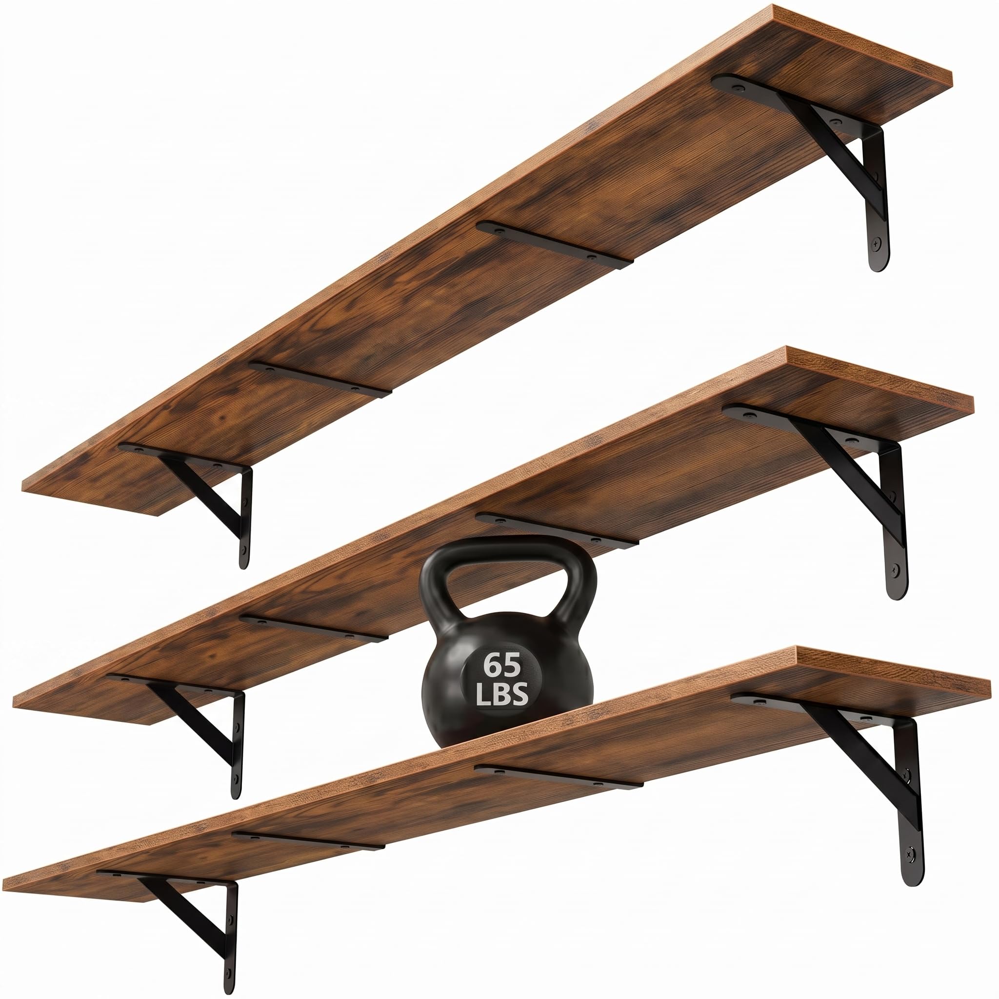 WOPITUES Floating Shelves - 3-Pack -22