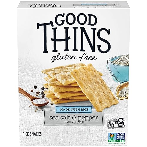 Miniatura 47 de Good Thins Simply Salt Snacks - Galletas de arroz sin gluten, 3.5 onzas (paquete de 3)