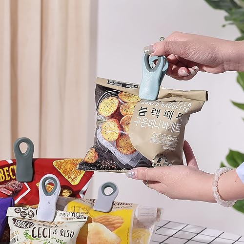 Vista 31 de Mr. Pen - Clips magnéticos para chips, paquete de 6, clips de chip gris, clips para bolsas, clips de alimentos, clips para bolsas para alimentos