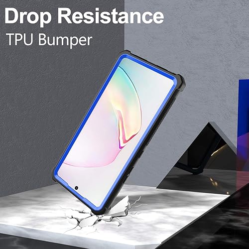 Miniatura 4 de Funda para Samsung Galaxy Note 10 Plus con protector de pantalla, carcasa protectora híbrida de doble capa a prueba de golpes de acrílico para