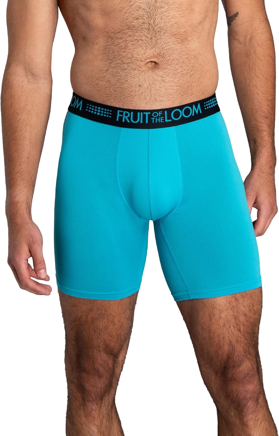 Fruit of the Loom mens Men's Breathable Boxer Briefs, Moisture Wicking Underwear, Assorted Color Multipacks - Image 2