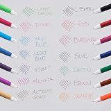 Pentel GlideWrite Ballpoint Pen with TechniFlo Ink, (1.0mm) Medium Line, Antique Gold Ink, Box of 12 (BX910-X) – view 2