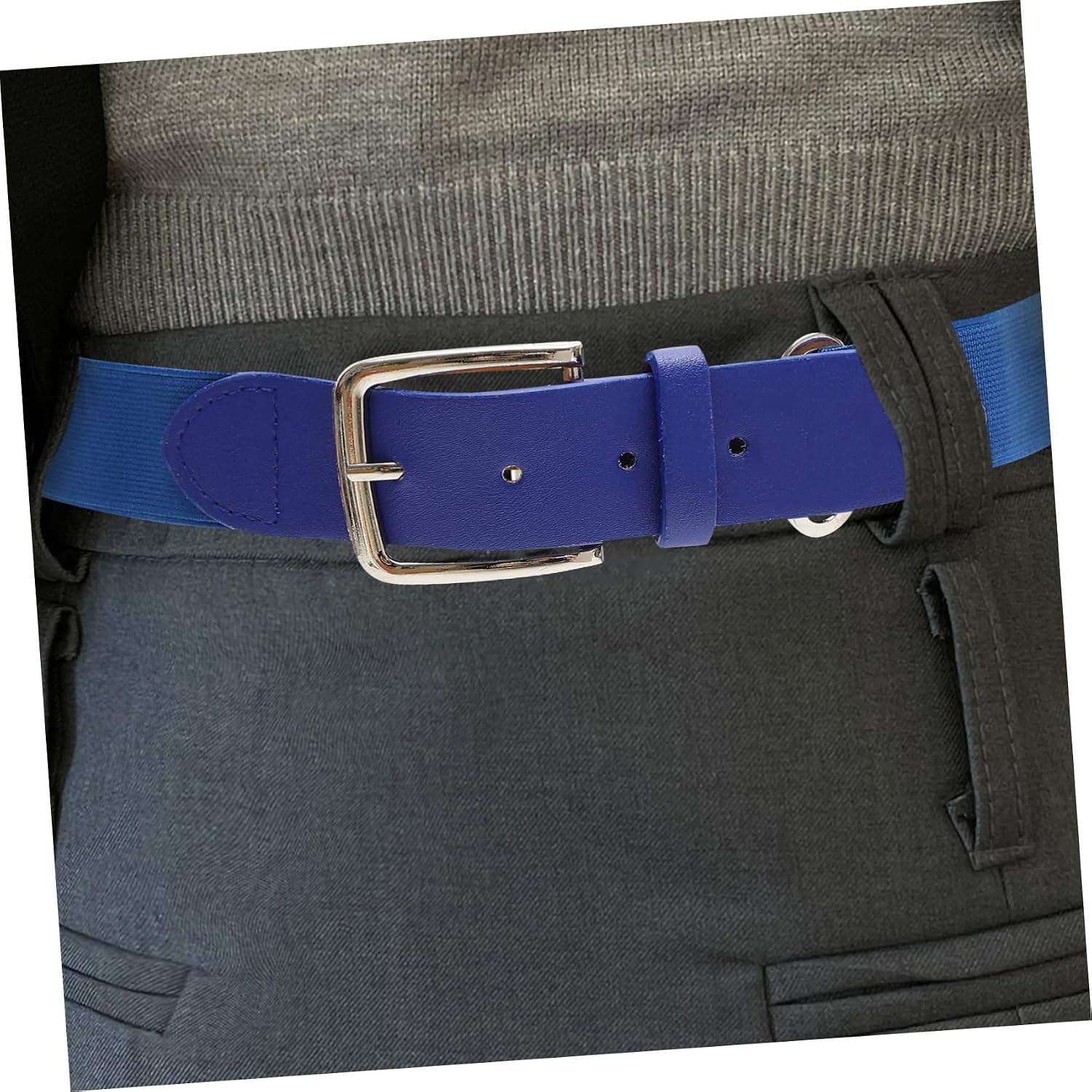 Stretch Baseball Belt for Men Women Adjustable Sports Belt for Softball Baseball Versatile Neon Design for Active Use Fashionable Accessory