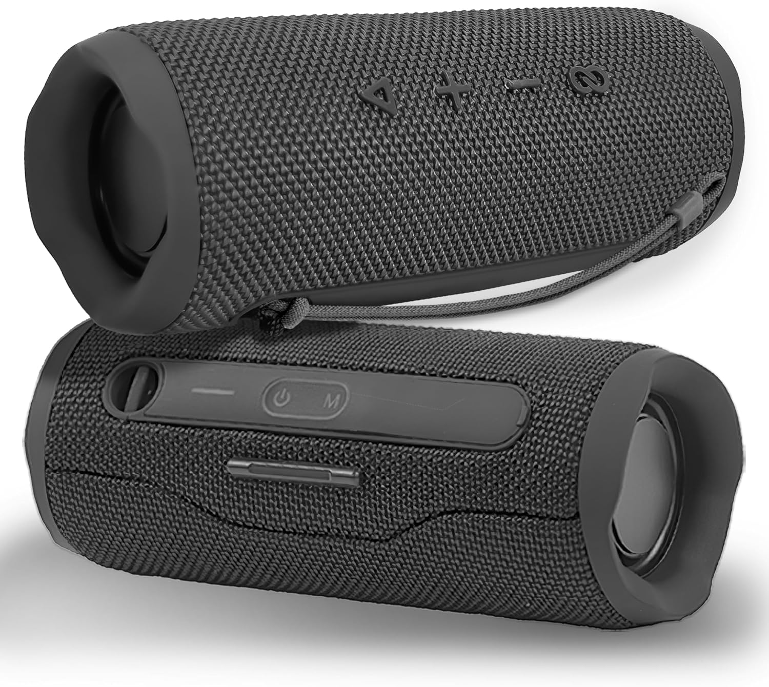 SANTANA BY CARLOS SANTANA Energia Bluetooth Speaker- Dual 5W Speakers, Impact Resistant, IPX5 Waterproof, Up to 20 Hours Battery Life, Pairable for Massive Sound Experience (Black)