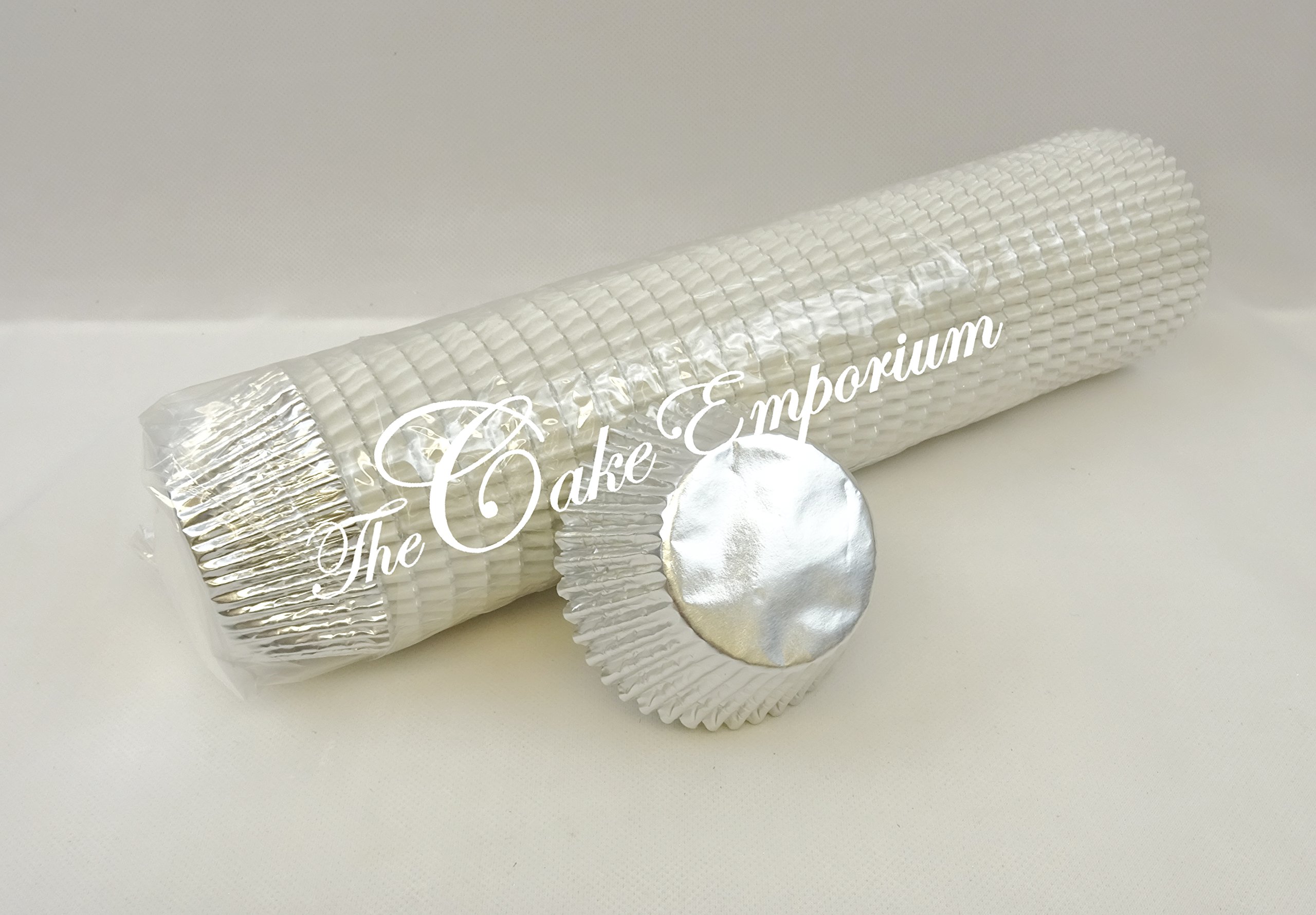 500 Bulk Buy Quality Professional Silver Cupcake/Muffin Foil Bun Cases