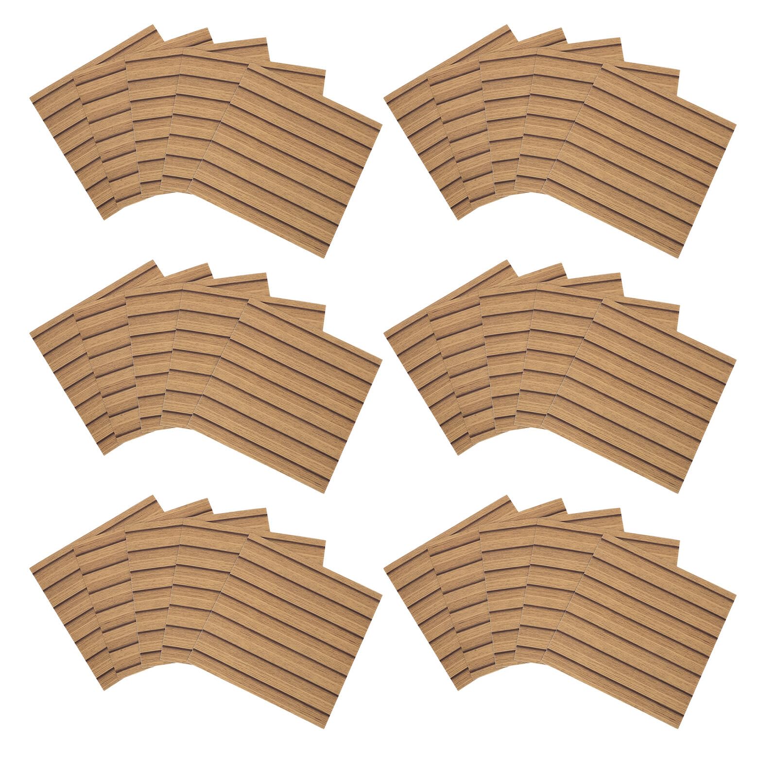 Panneaux muraux autocollants pour un salon chaleureux avec decor effet bois moderne