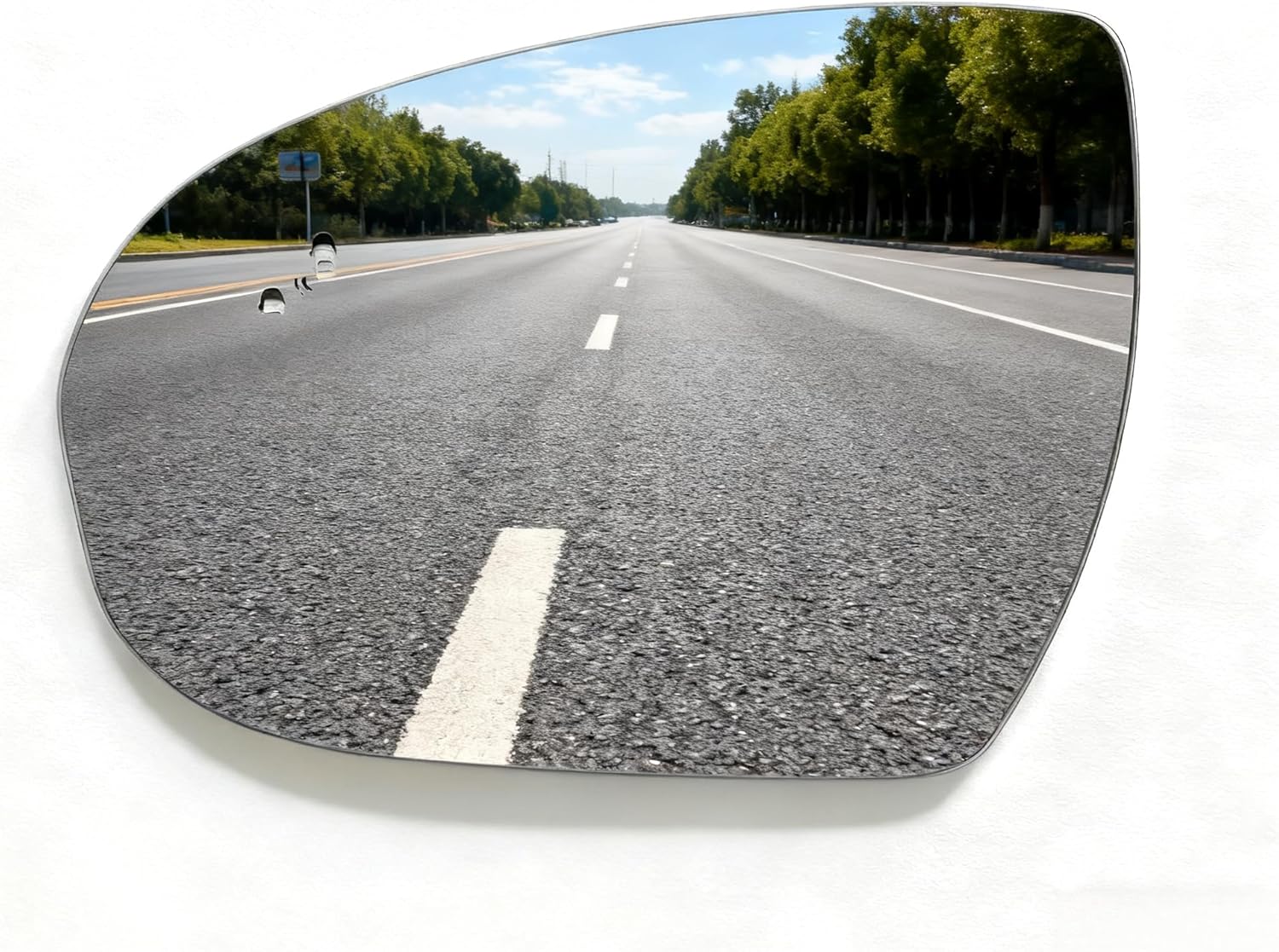 Compatible with 2016-2021 Hyundai Tucson Driver Side Mirror Glass - Left Side Mirrors Glass With Blind Spot Detection, Power Heated,OEM Fit Backing Plate