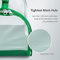 Vista 3 de Small Butterfly Habitat, Insect Mesh Cage, Caterpillar Enclosure, Critter Cage, Bug Terrarium Portable Carry Handle Easy to Observe 8 x 8 x 8 Inches