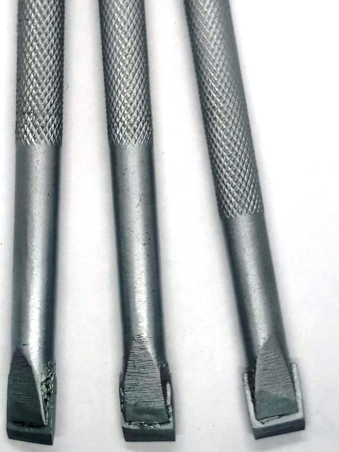 Ukrainian Diamond Tool Carbide Chisel Elite for Stone with Knurled Handle 12mm - 3pcs