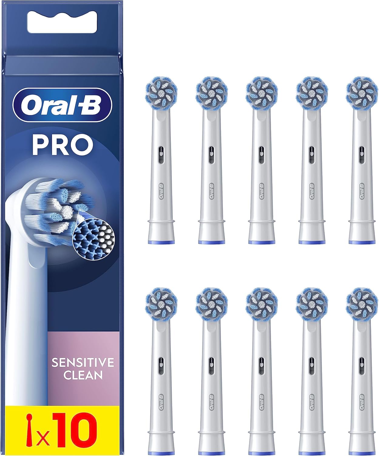 10 cabezales Oral-B Pro Sensitive Clean por 23,95€ ¡¡46% de descuento!!