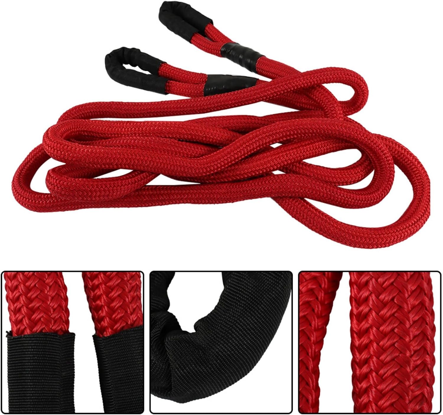 7/8 x 21 Kinetic Energy Truck Tow Recovery Rope 21970 LBS Strap Snatch