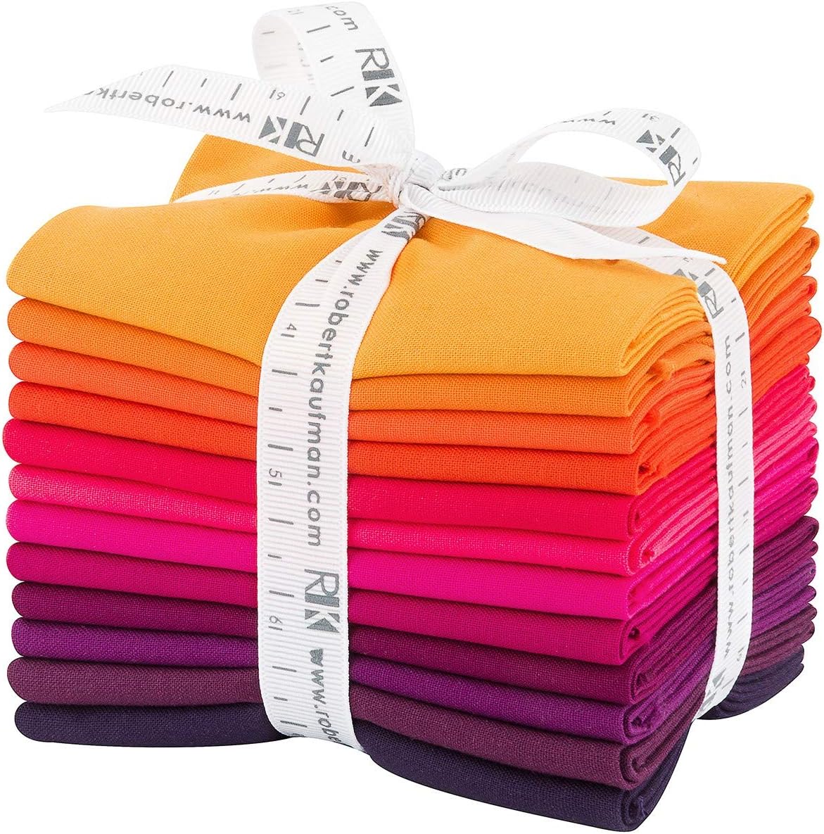 Fat Quarter Kona Cotton Birds of Paradise Palette, 12pcs/Bundle