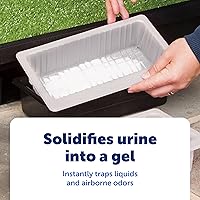 Vista 2 de Pet Loo Pee-Pod con esponja - Paquete de 7 - Bandeja de inodoro interior para mascotas - Eliminación de orina