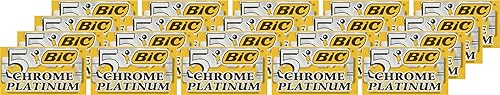 Miniatura 9 de BIC Navaja de afeitar de seguridad de doble filo cromado platino (paquete de 100)